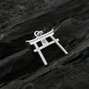 Torii Gate Amulet - Silver