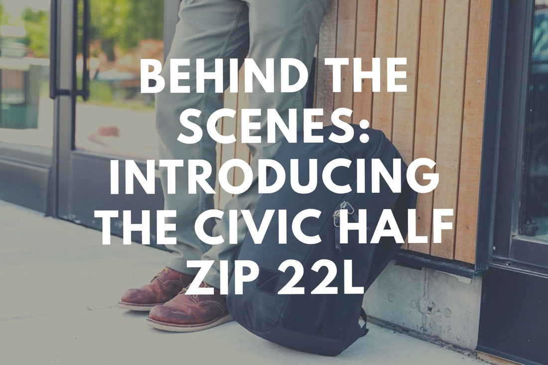 Behind the Scenes: Evergoods Civic Half Zip 22L