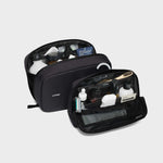 2-in-1 Toiletry Pouch - Black