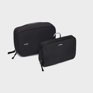 2-in-1 Toiletry Pouch - Black