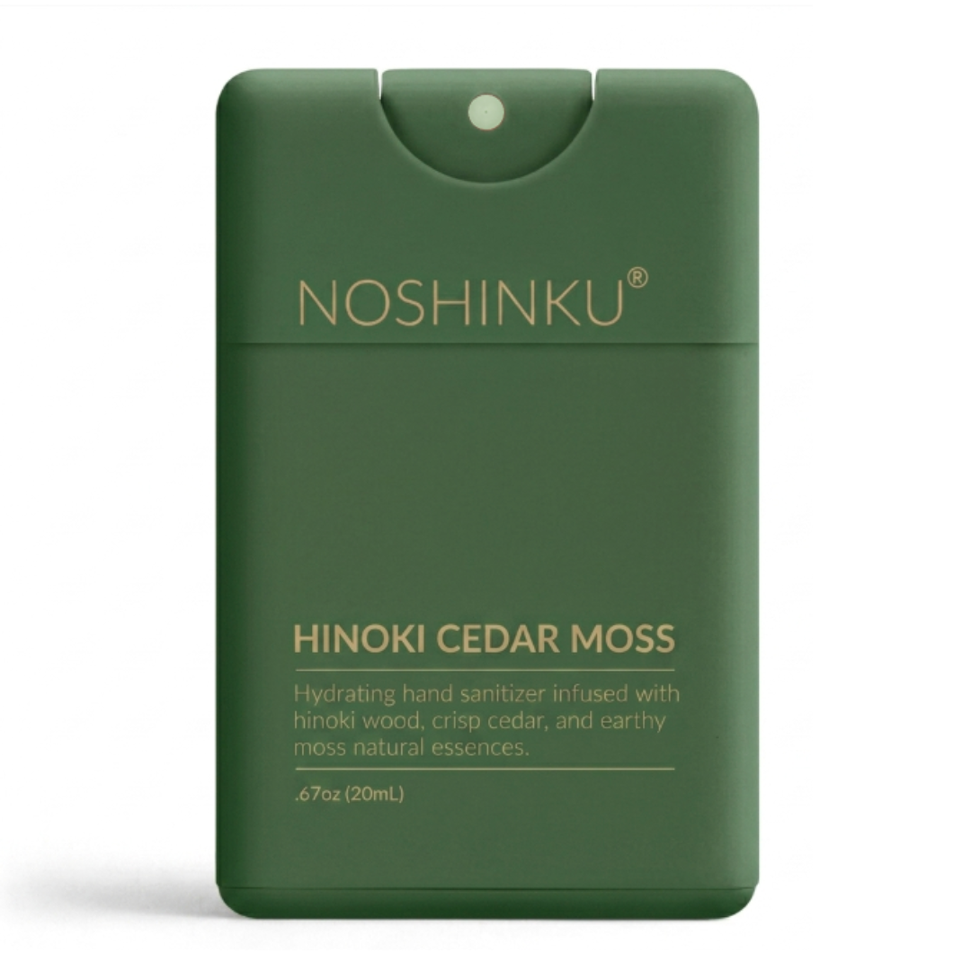 Noshinku Hinoki Cedar Moss Refillable Pocket Hand Sanitizer (Limited Edition)