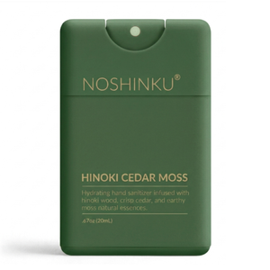 Noshinku Hinoki Cedar Moss Refillable Pocket Hand Sanitizer (Limited Edition)
