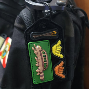 2"×3" 両面パッチキーホルダー