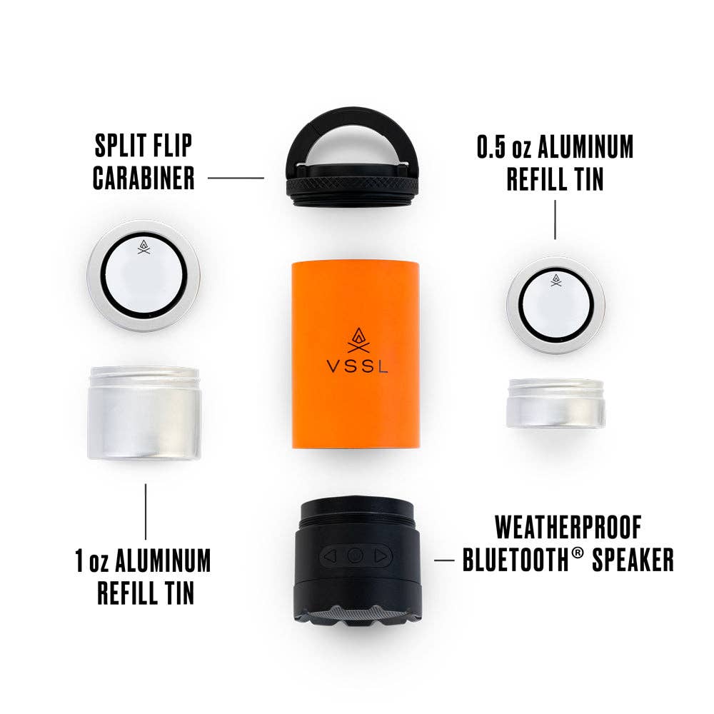 Mini Stash Speaker: Searcher Orange