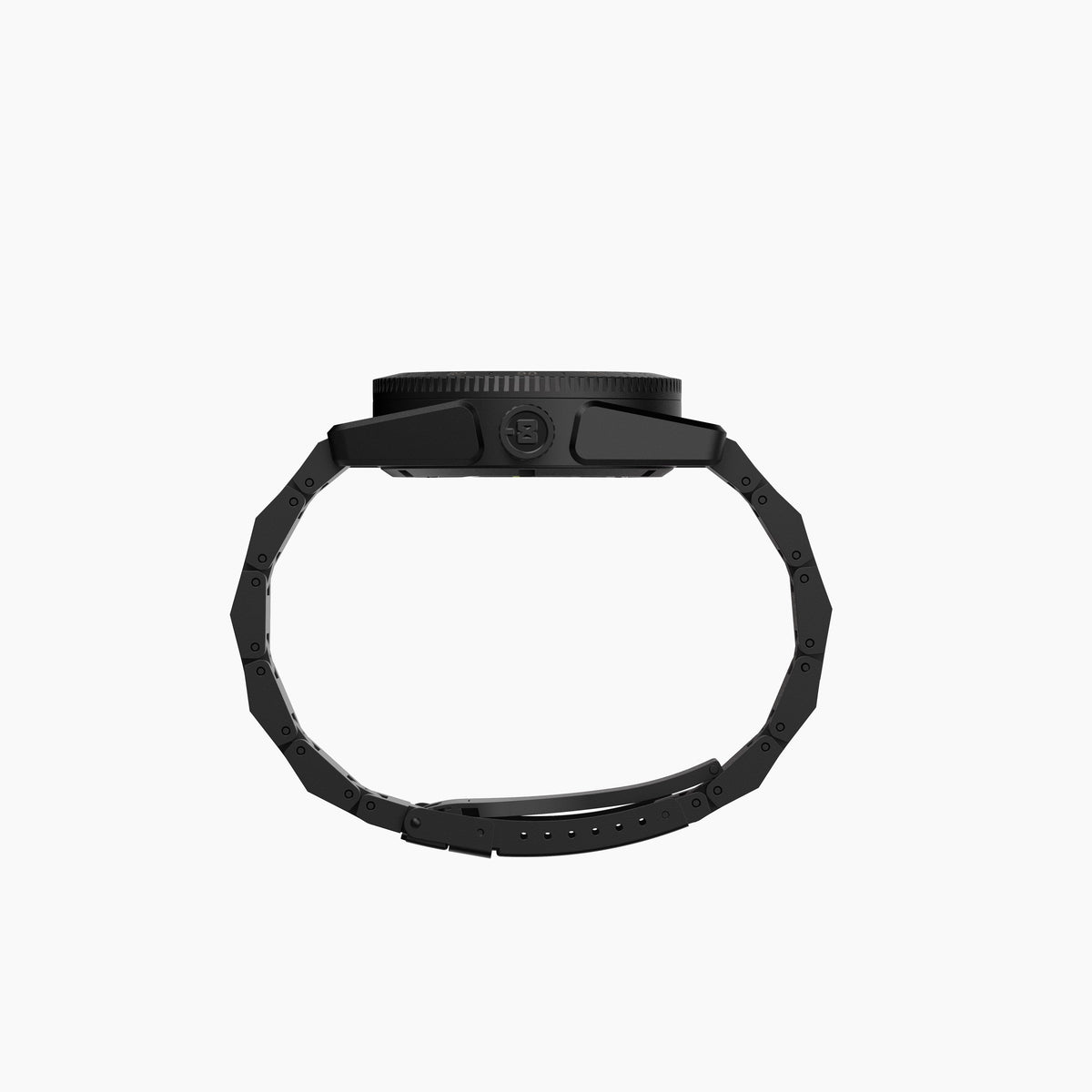 Diver GMT in black, side view