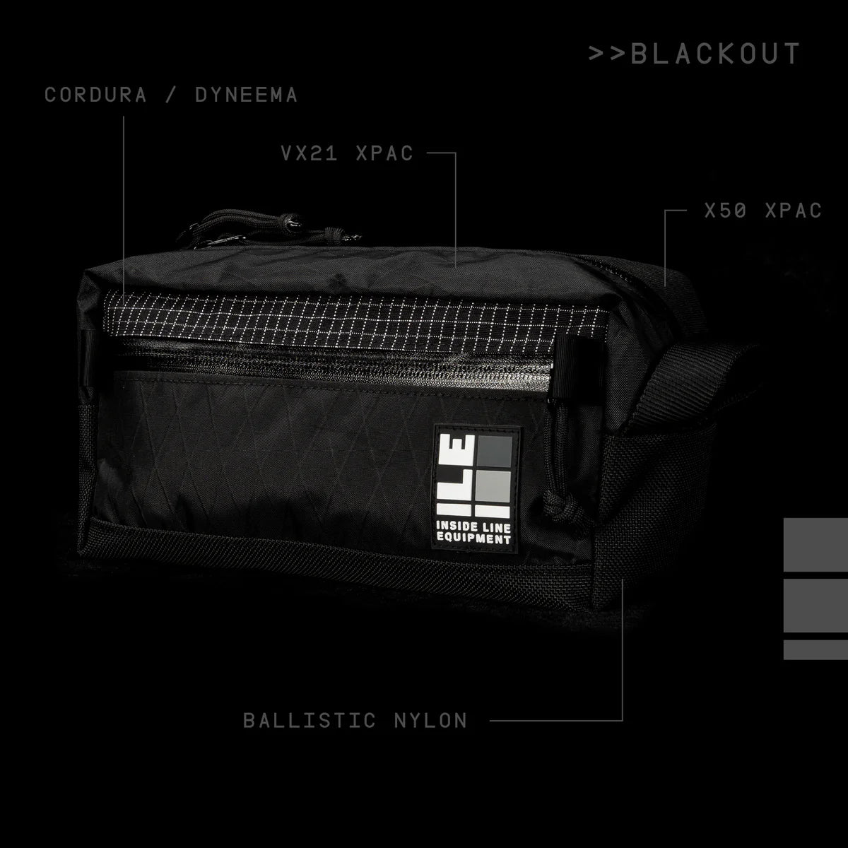 Dopp Kit - Utility: Blackout Patchwork