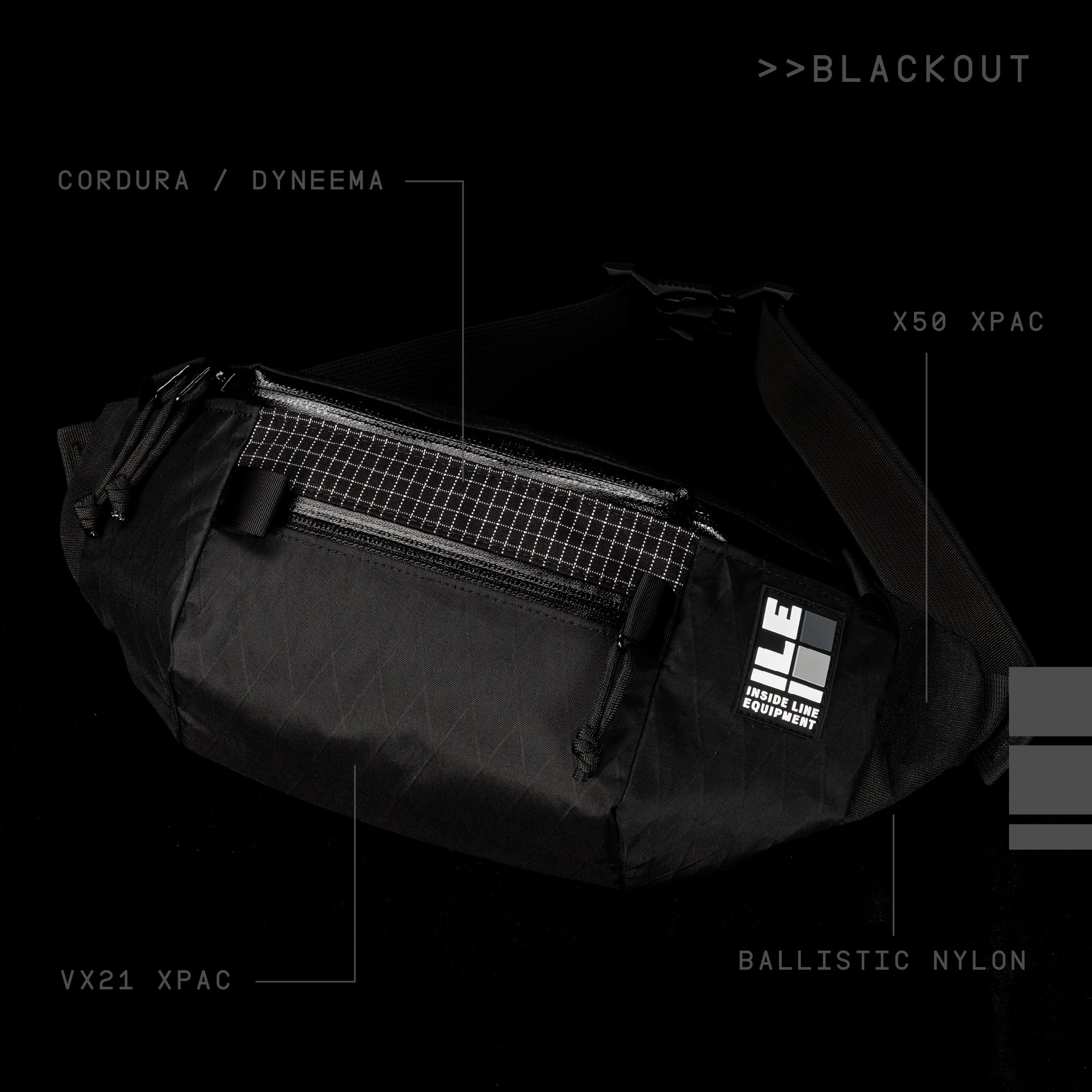 Mini Messenger: Blackout Patchwork