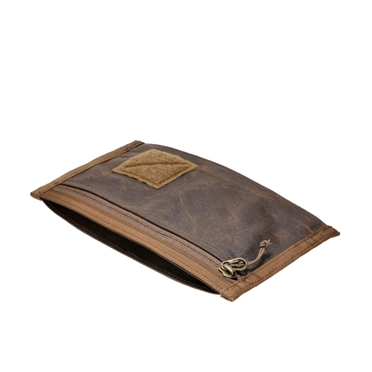 Evergoods Civic Flat Pouch (Waxed Canvas Edition) - flat