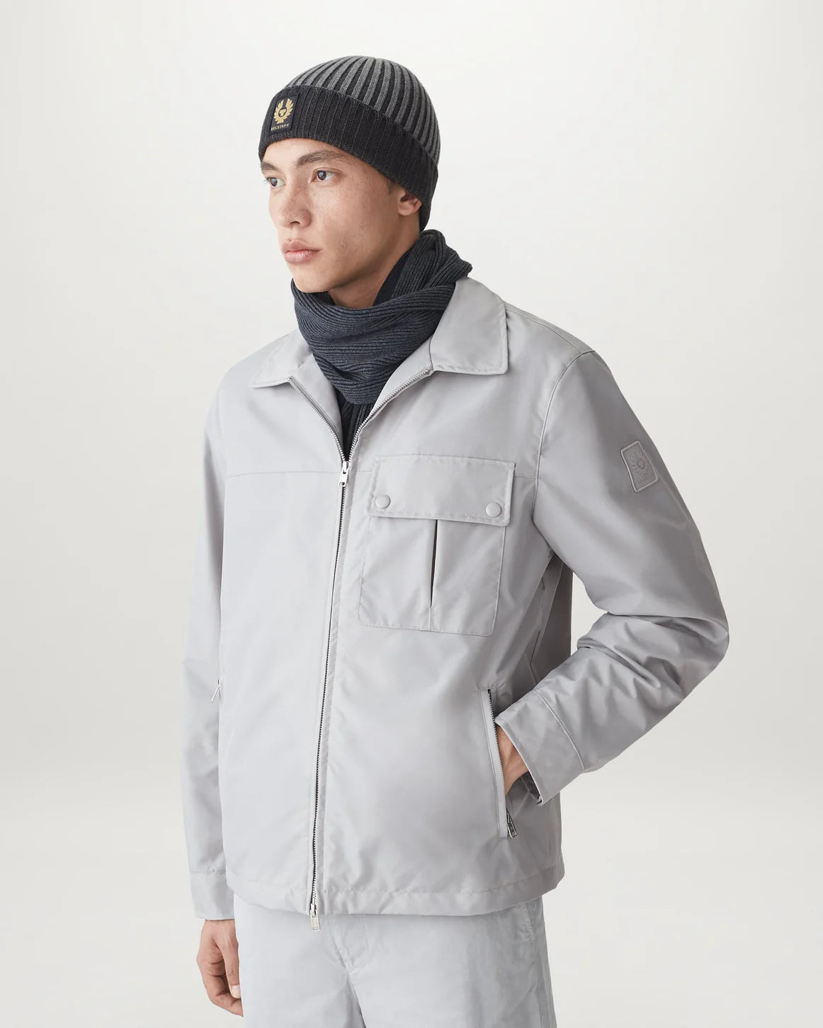 Drill Overshirt [Chrome Grey]