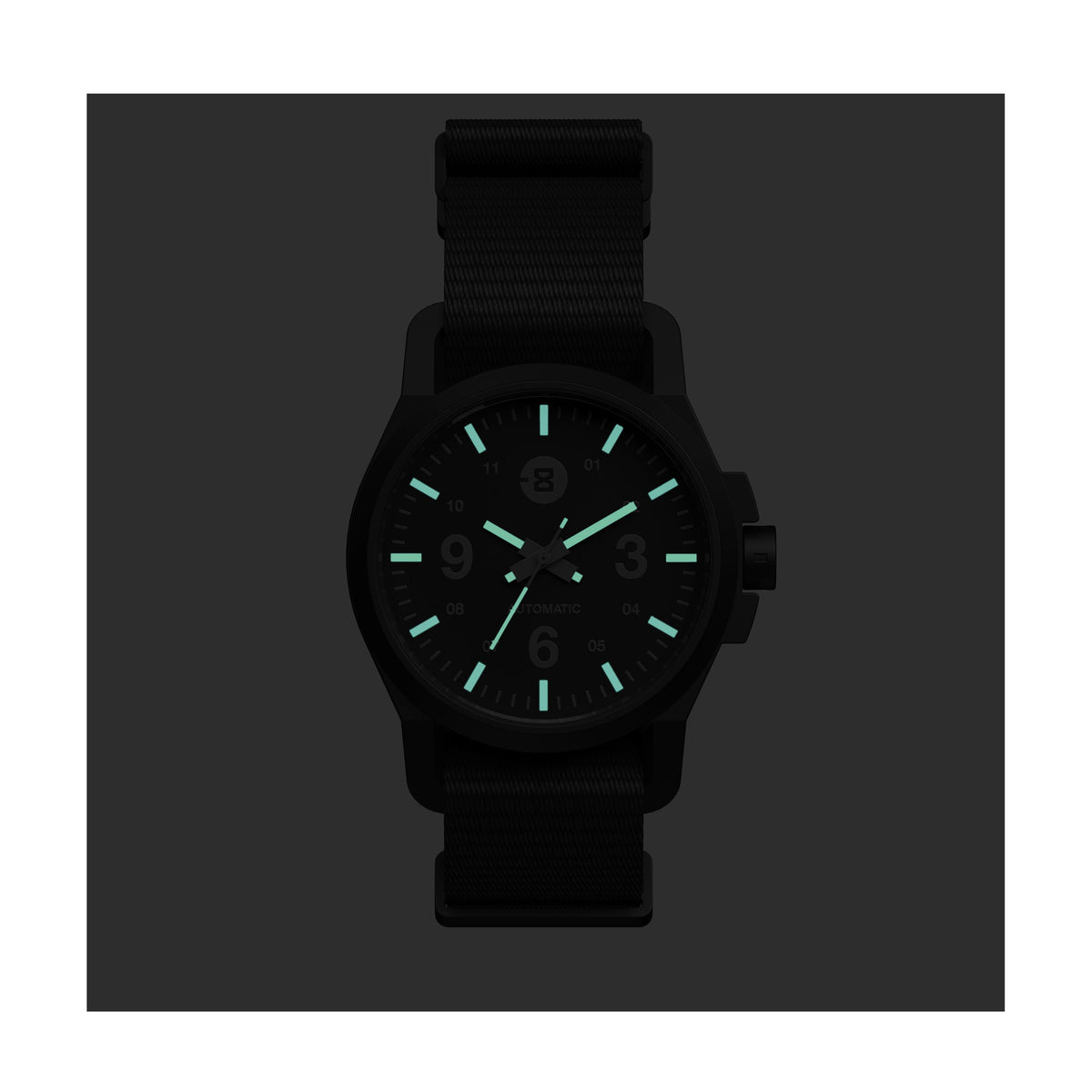 Field 1S in black, lume in the dark