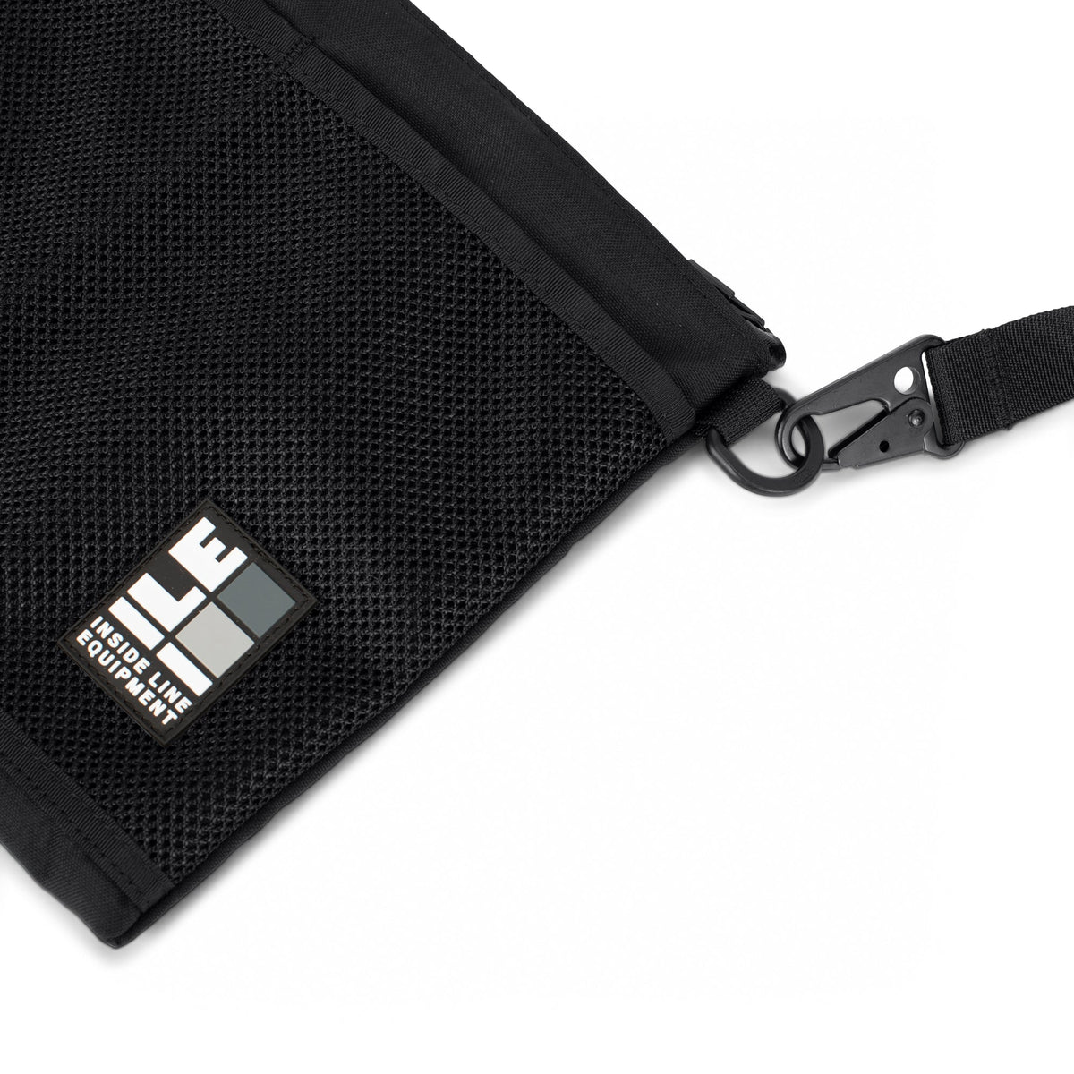 ILE Utility Organizer as a crossbody (Black Cordura shown for reference)