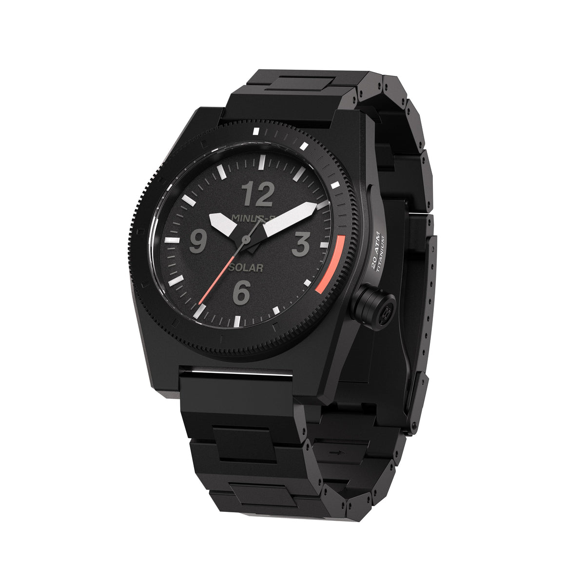 Diver 1T Solar in black, view 2