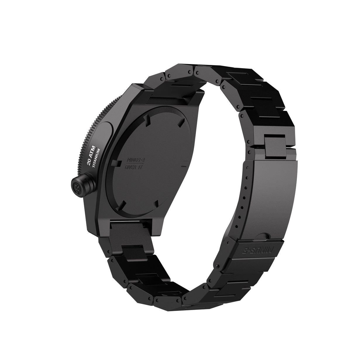 Diver 1T Solar in black, view 4