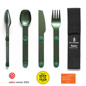 Magware - Magnetic Flatware Single Set (Forest Green)