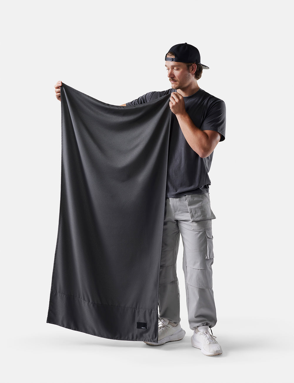 NanoDry Packable Beach Towel - Charcoal