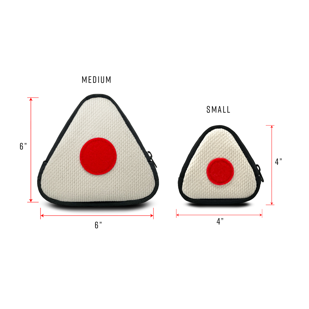 Omusubi Sashi-ori Ume pouch open