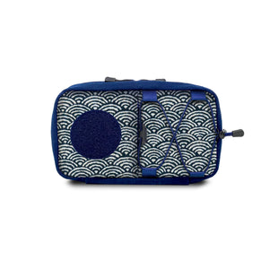 Article 387 - M Full Zip - Indigo Seigaiha