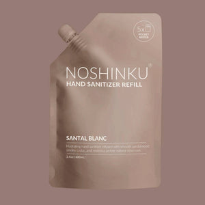 Santal Blanc Hydrating Hand Sanitizer Mini Refill Pouch