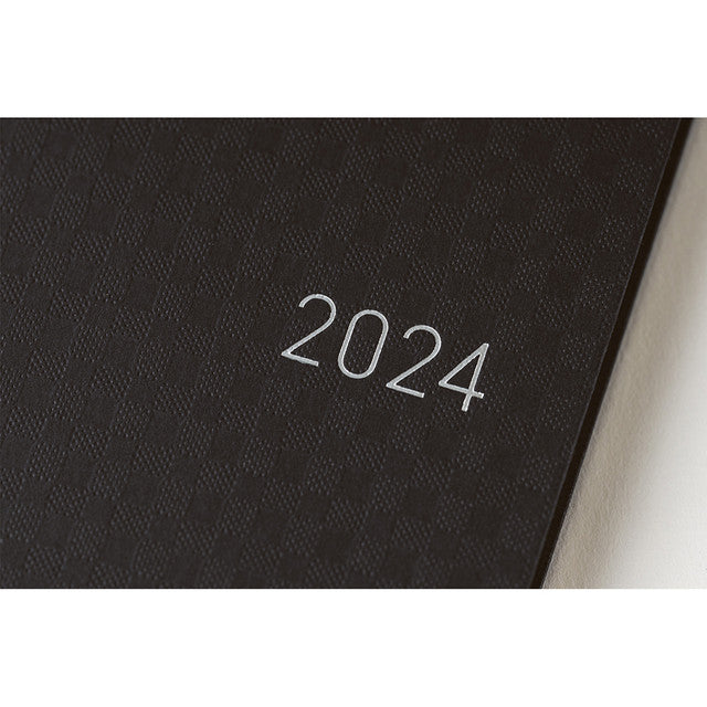Weeks Paperシリーズ ライフブック 2024年手帳 (いちょう黒)