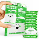 Antibacterial Travel Wipes 10-Pack