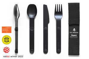 Magware - Magnetic Flatware Single Set (Charcoal Black)