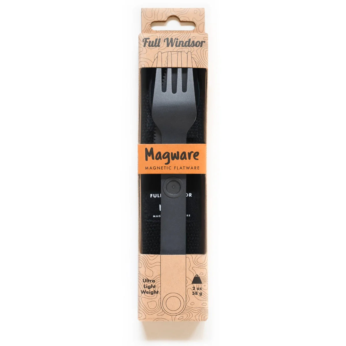 Magware - Magnetic Flatware Single Set (Charcoal Black)