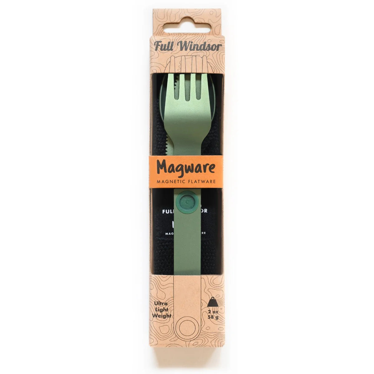 Magware - Magnetic Flatware Single Set (Forest Green)