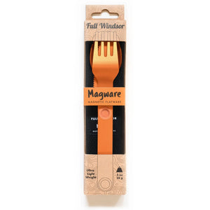 Magware - Magnetic Flatware Single Set (Fire Orange)