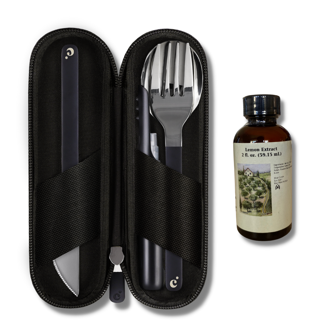 Stainless Steel Travel Cutlery Set, 2 Pack