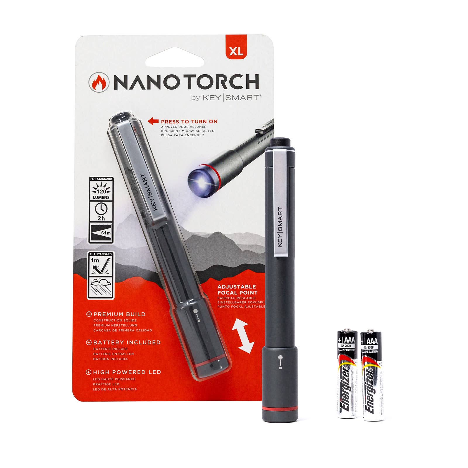 Nano Torch XL | Machined Aluminum Inspection Flashlight