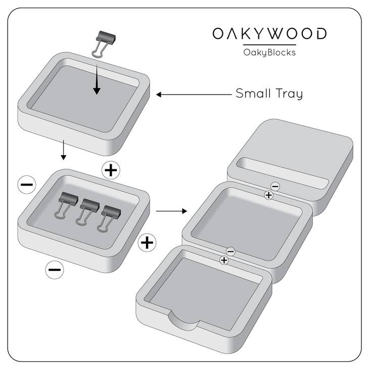 Small Tray | OakyBlocks System