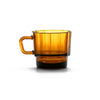 W Glass Cup - Amber
